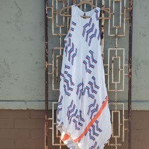 Fun midi asymmetrical dress